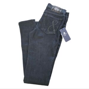 Rock & Republic Low Rise Skinny Jeans Black 27 NWT